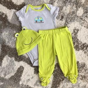 Carters 3-6 boy grandma onsie outfit